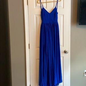 Royal blue maxi dress